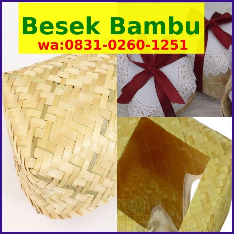 0831 0260 1251 wa Pabrik Besek  Bambu  Diskon menu besek  